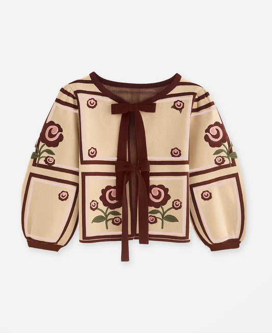Charlotte embroidered cardigan cardigan