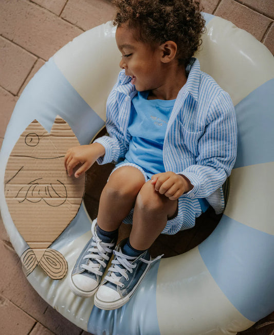 Pantaloncino a righe in cotone pantaloncino