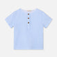 camicia in cotone a righe camicia
