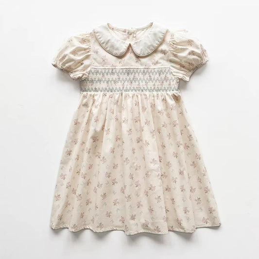 Vestito punto smock