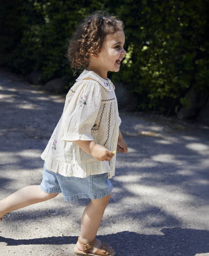 Camicia con rose camicia