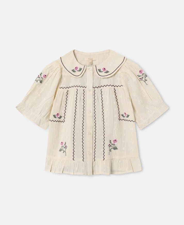 Camicia con rose camicia