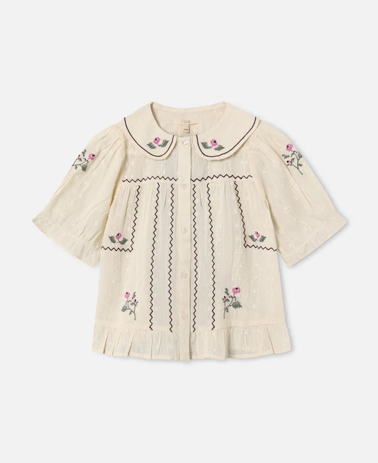 Camicia con rose camicia