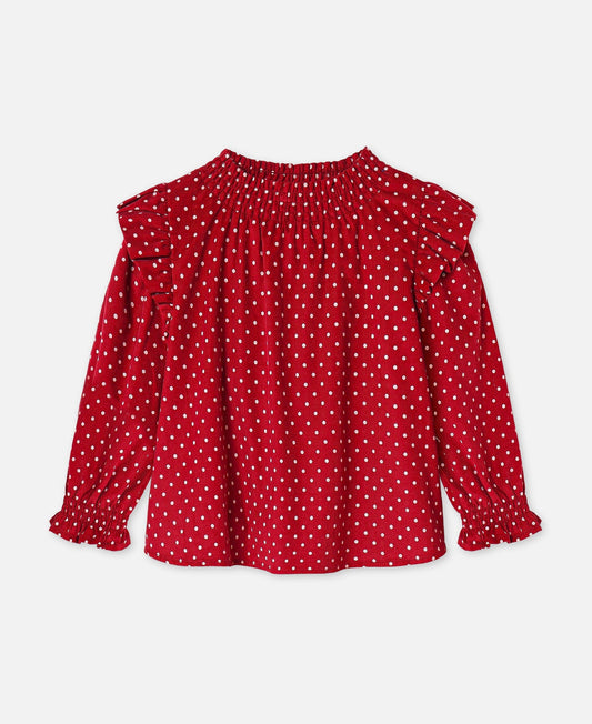 Camicetta con pois