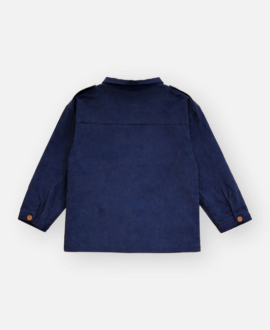 Camicia dolly in velluto a coste
