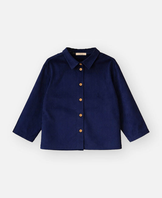 Camicia dolly in velluto a coste