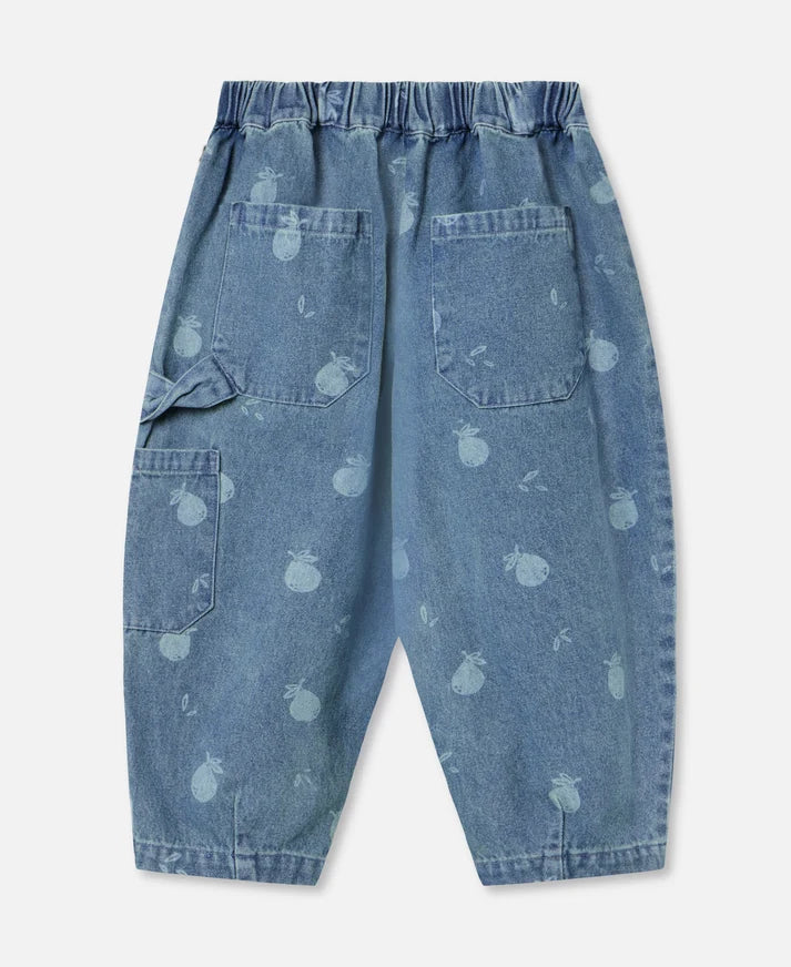 Don pantalone in denim cargo