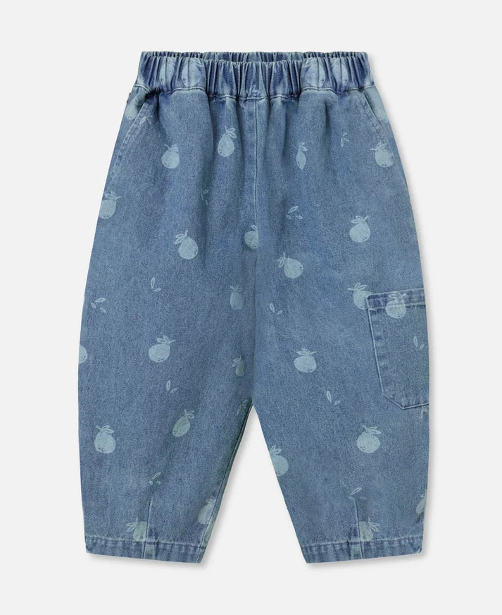 Don pantalone in denim cargo