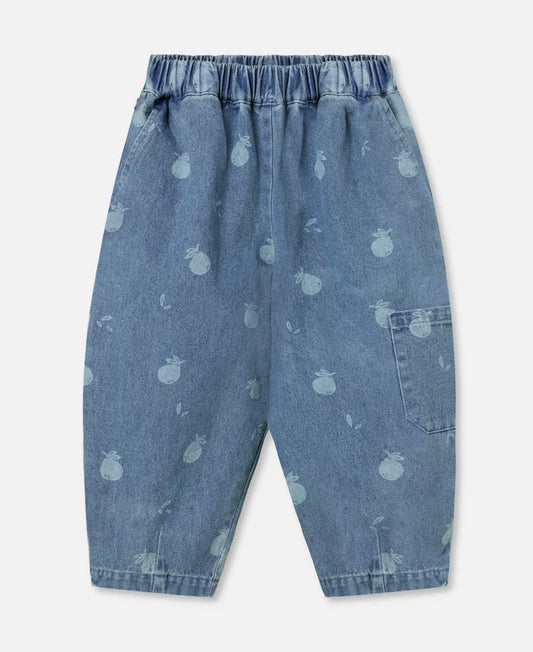 Don pantalone in denim cargo