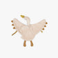 Doudou dorata a forma di cigno