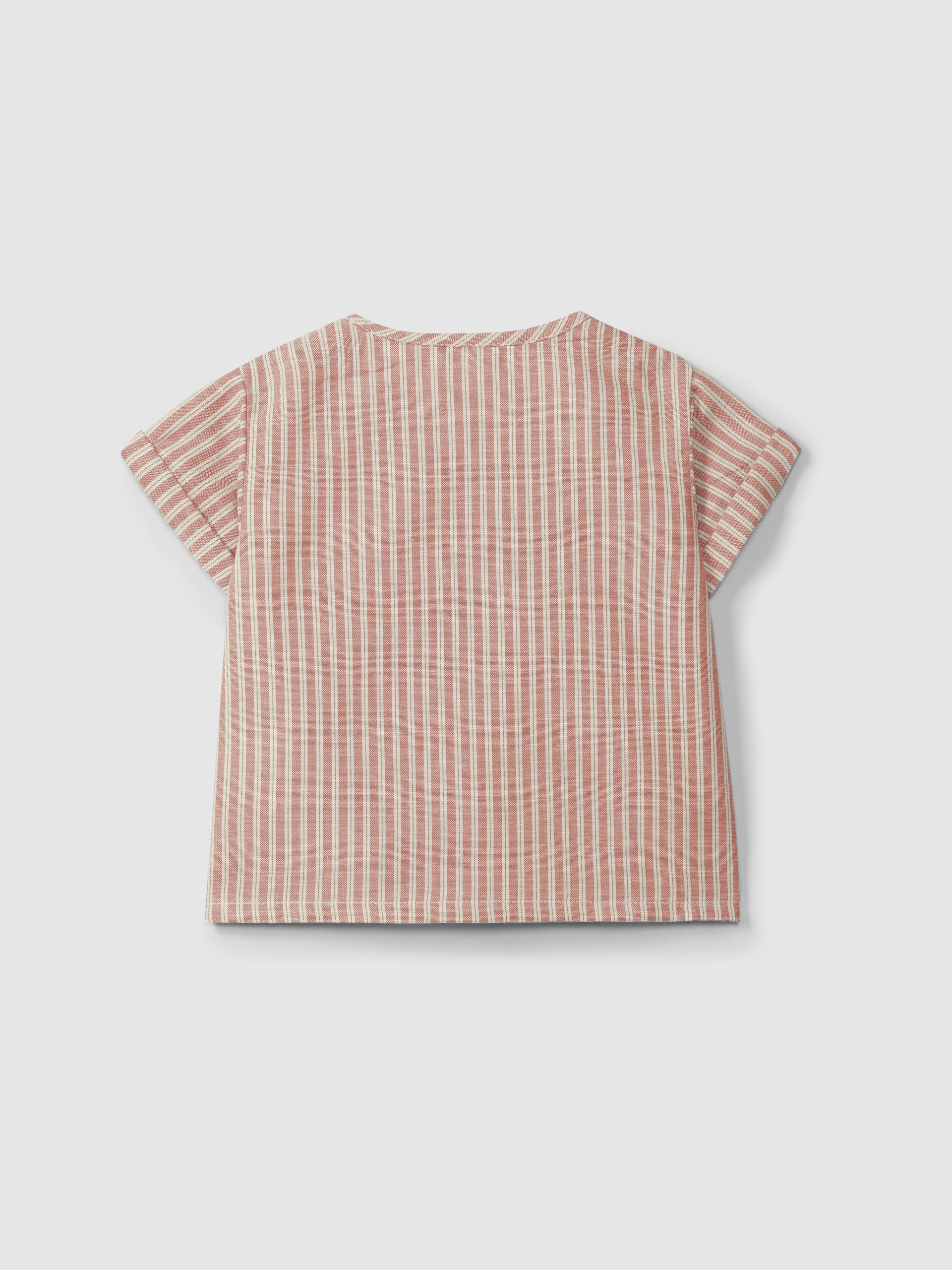 Camicia in tessuto rigato camicia