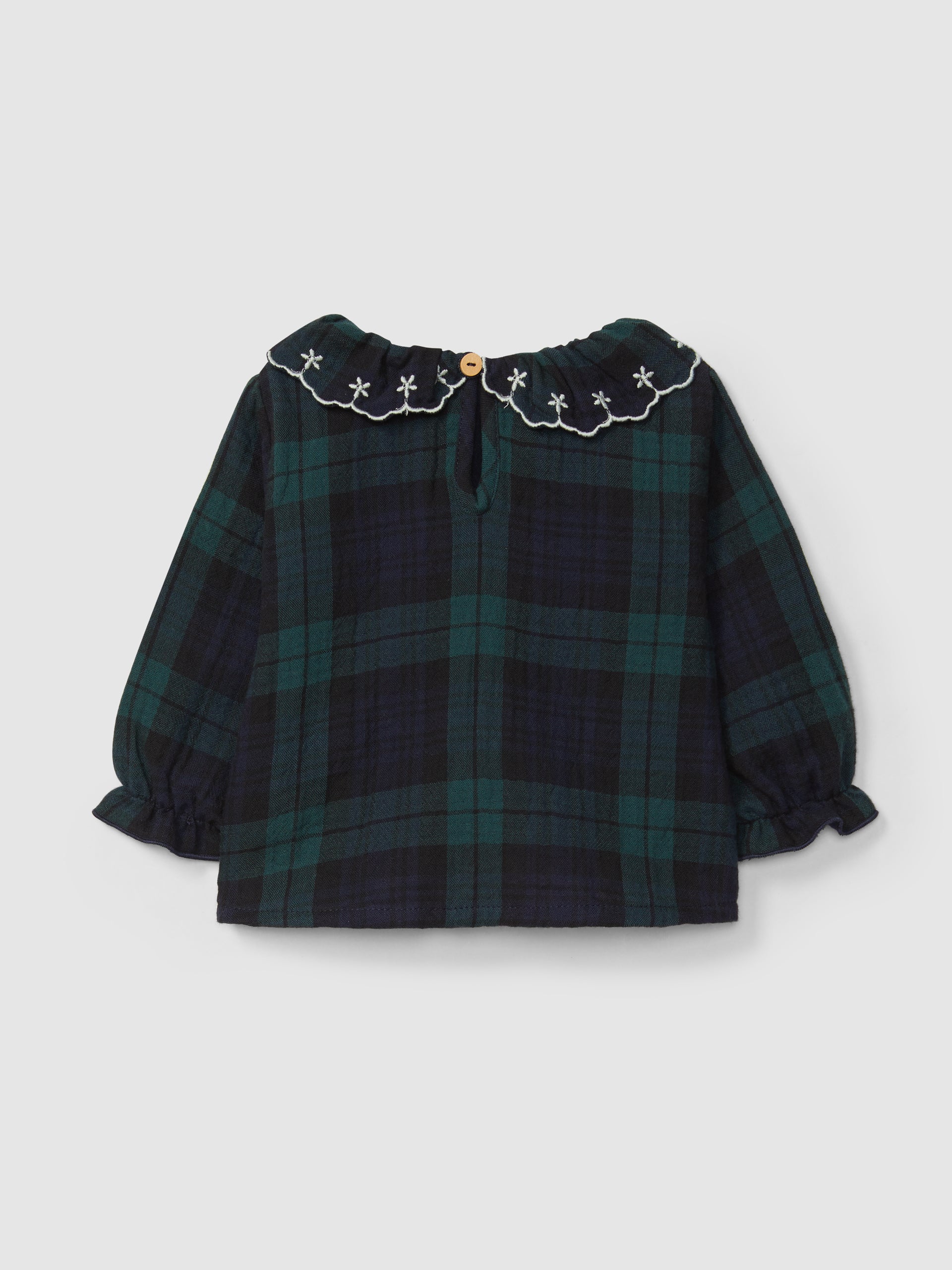 Blusa a quadri camicia
