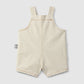 Salopette Corta Canvas Cotone Lino Neonato Salopette