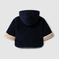 Giacca in pile con cappuccio