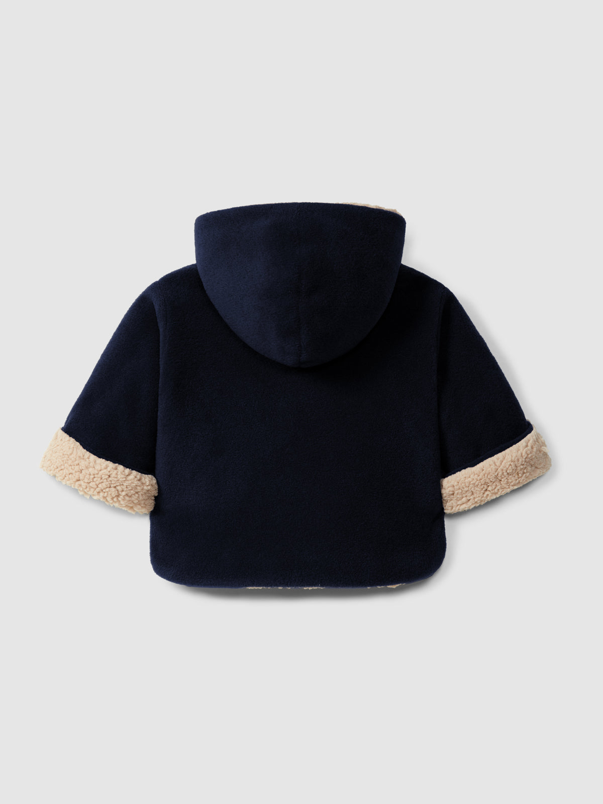 Giacca in pile con cappuccio