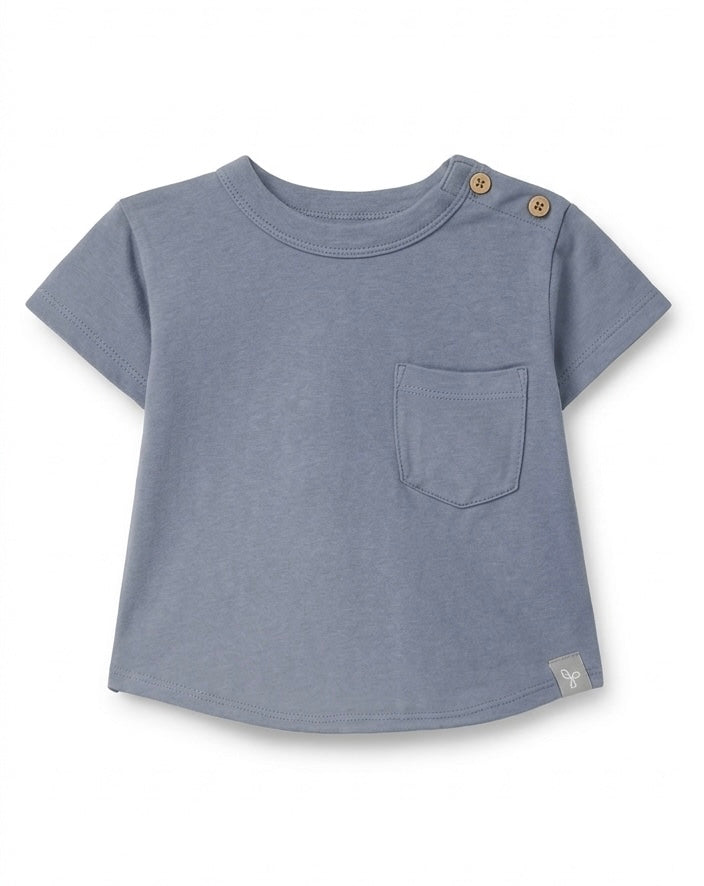 T-shirt in jersey tinta unita maglietta