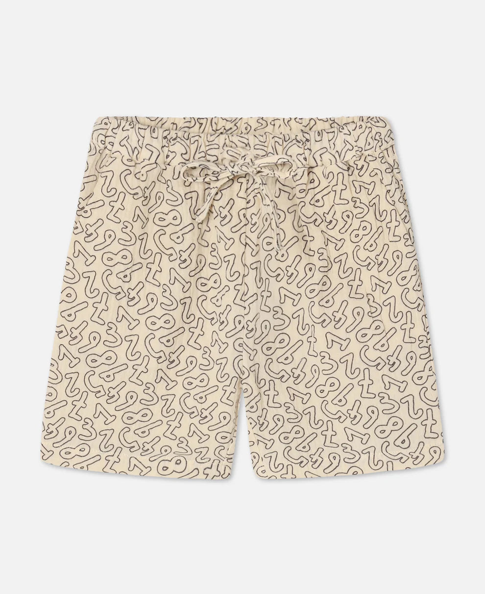 Pantaloncino con numeri pantaloncino