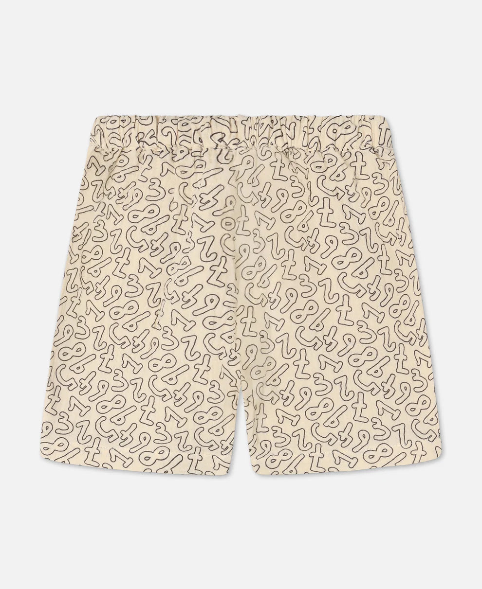 Pantaloncino con numeri pantaloncino