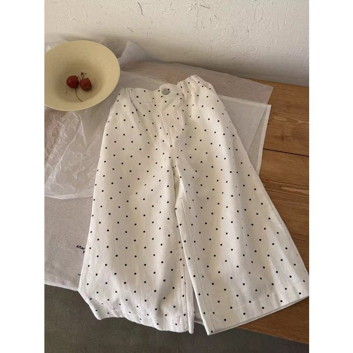 Pantaloni a pois pantalone