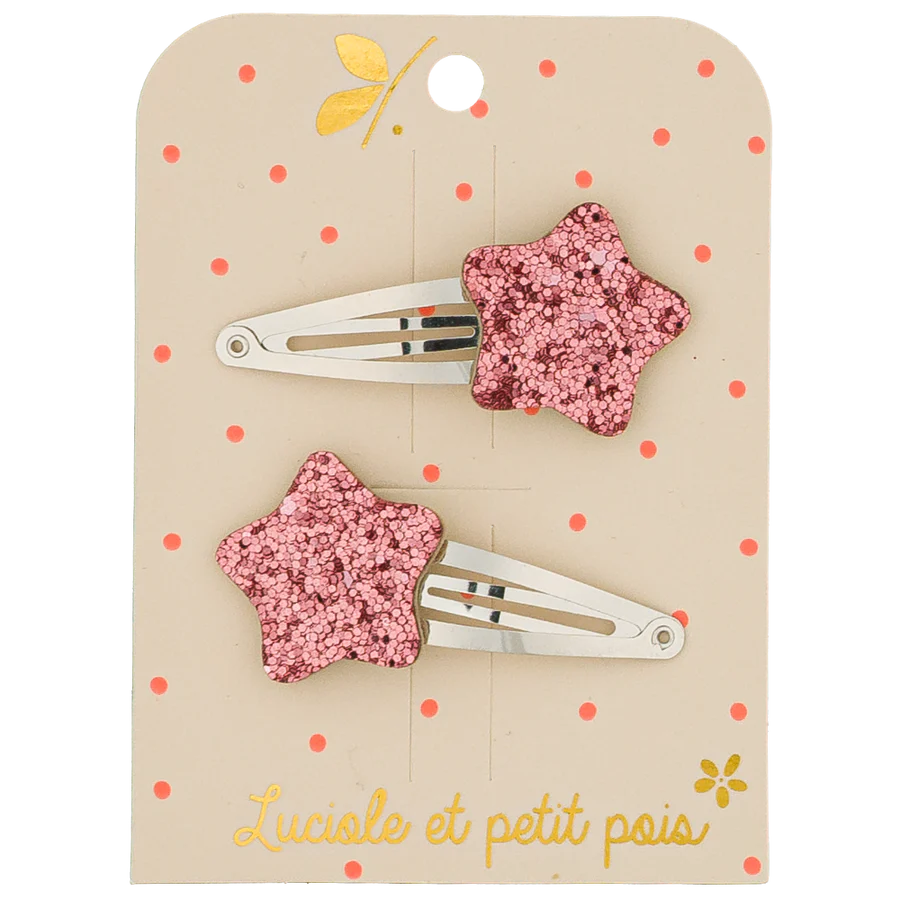Mollette stelle rosa