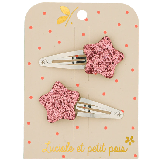 Mollette stelle rosa