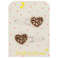 Mollette cuori leopardati
