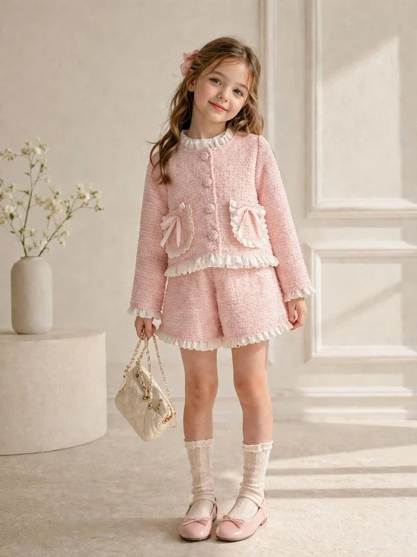 Completo Jenny in tweed: giacca e pantaloncini
