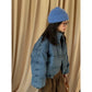 Giacca puffy in denim