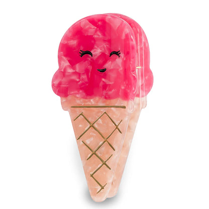 Pinza gelato al lampone fermacapelli