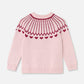 Maglioncino in cotone con i cuori
