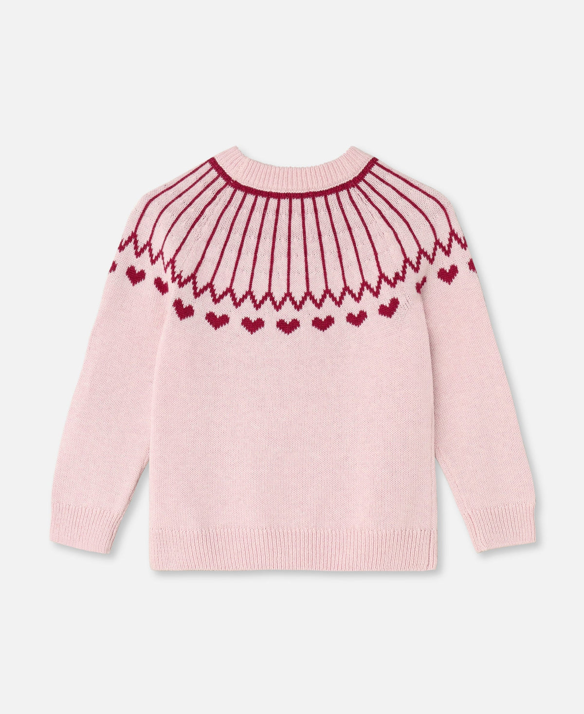 Maglioncino in cotone con i cuori