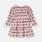 Vestito con ciliegie brillantinate