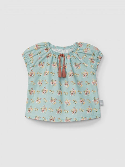 Blusa stampa floreale blusa
