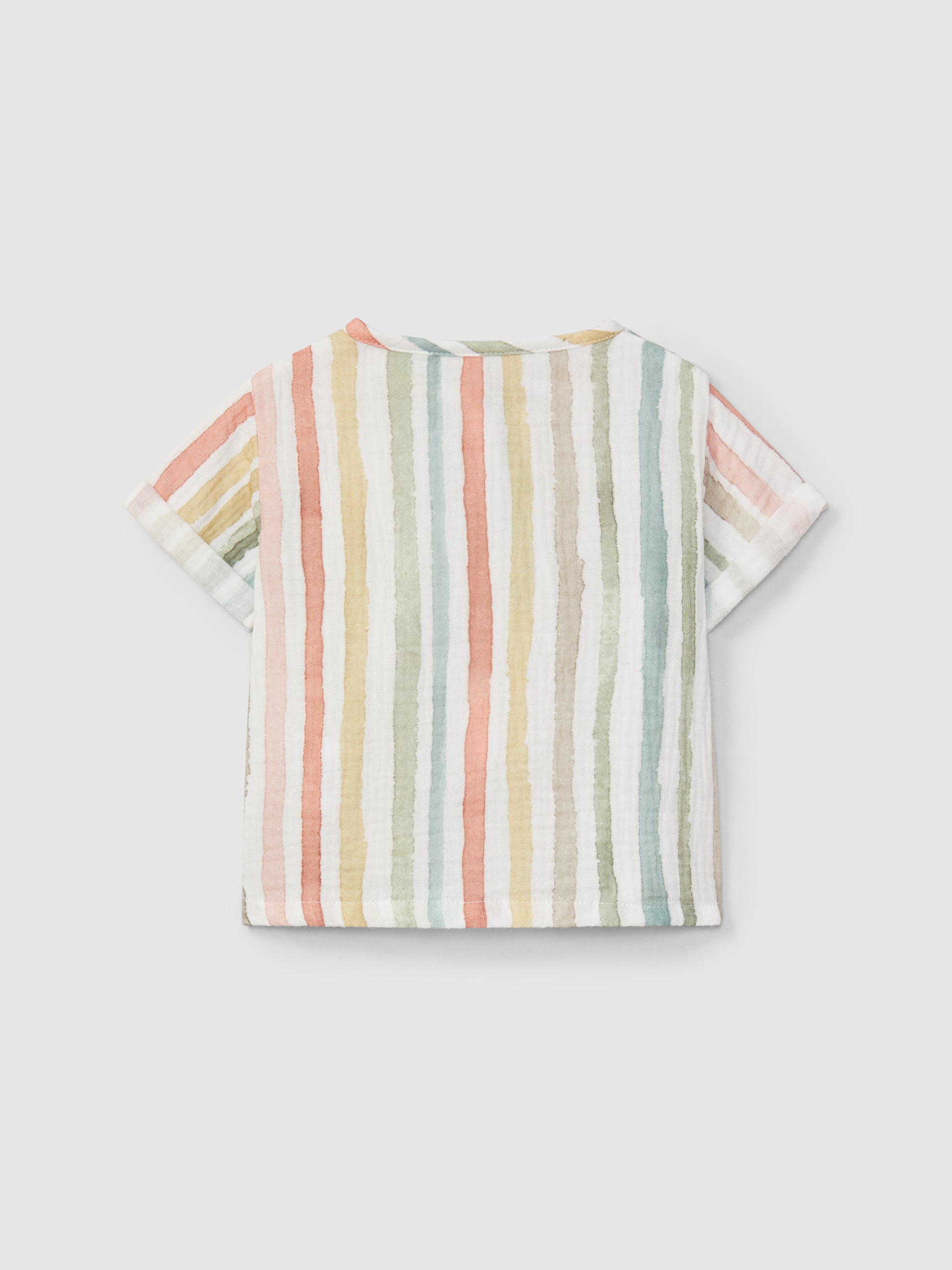 Camicia a righe colorate camicia