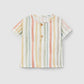 Camicia a righe colorate camicia