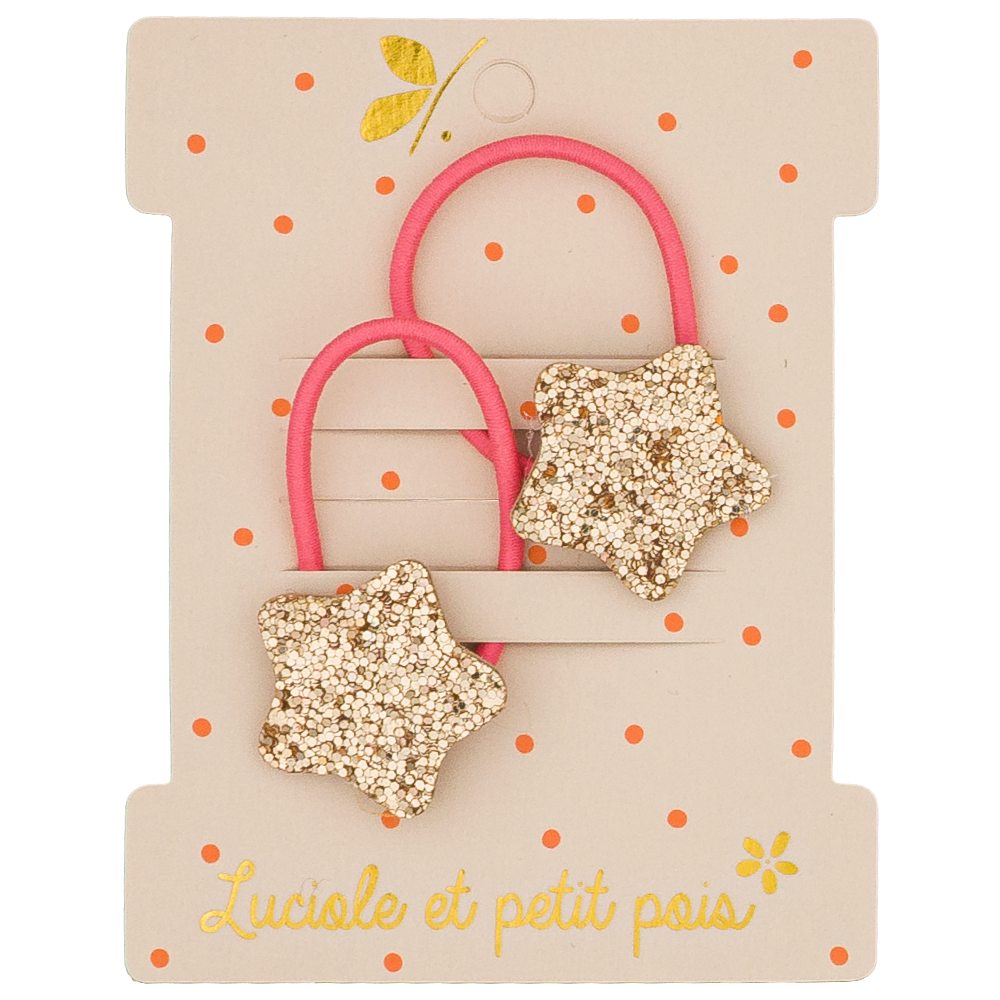 Elastici mini - Bubble star - Oro (paio) scrunchie
