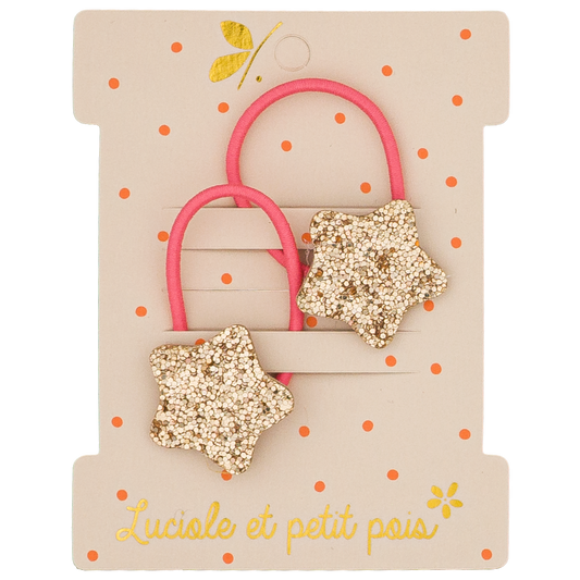 Elastici mini - Bubble star - Oro (paio) scrunchie