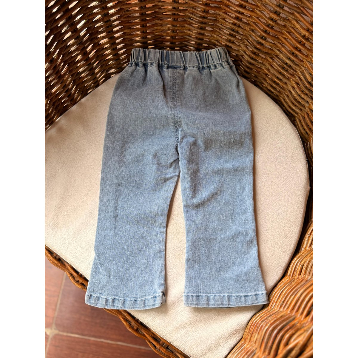 Denim con fiocco jeans