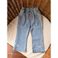 Denim con fiocco jeans