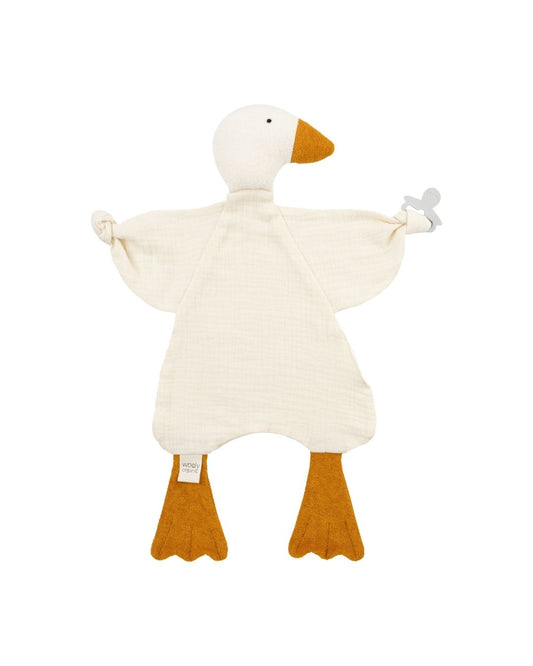Doudou per neonato in mussola di cotone biologico GOTS