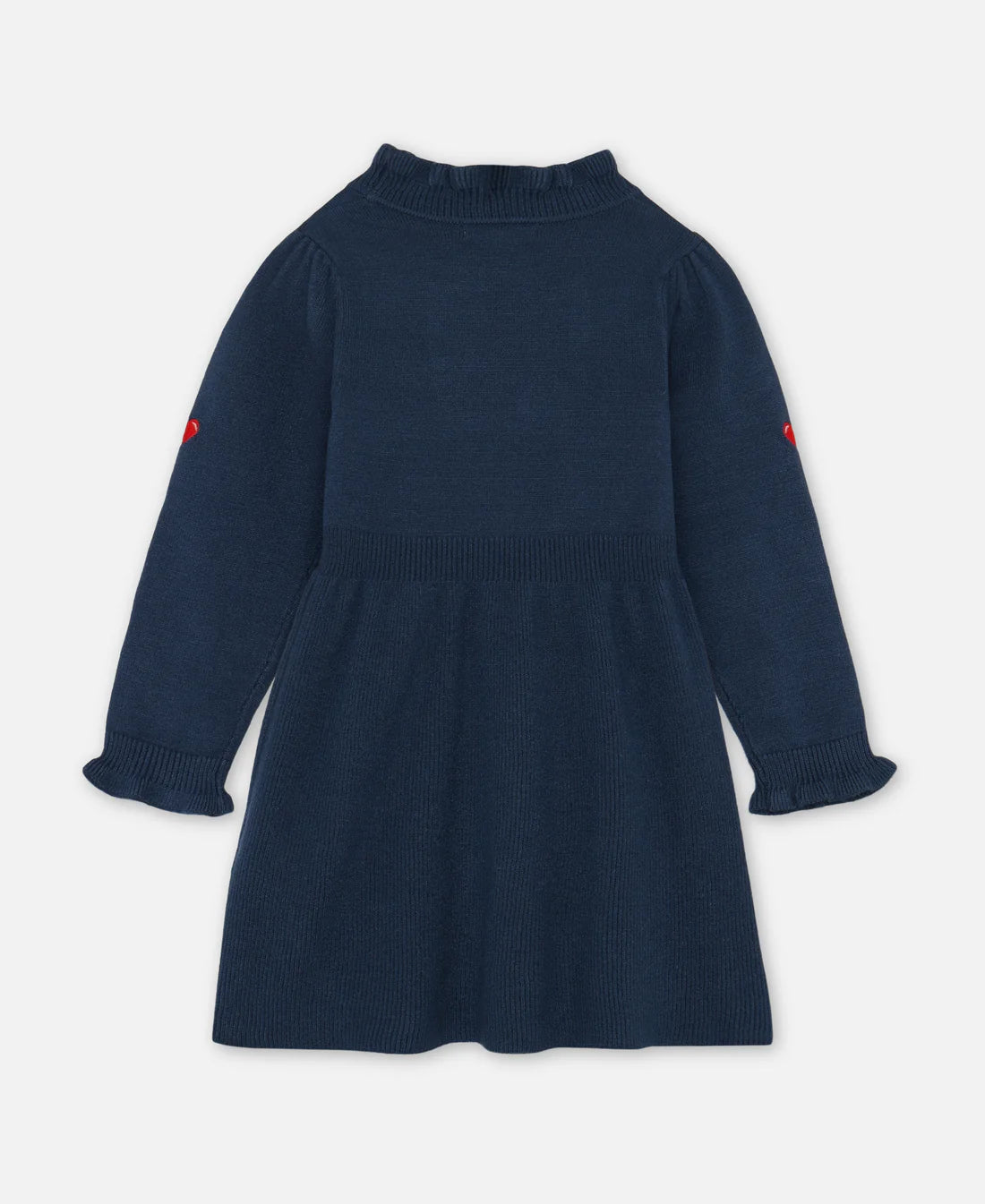 Vestito in maglia con cuori vestito