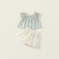 Completo top e pantaloni floreali Rory set