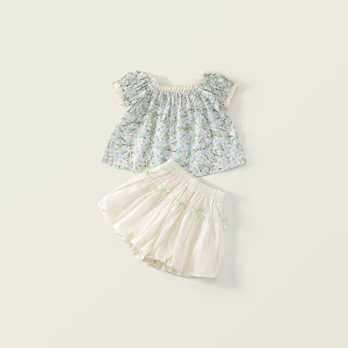 Completo top e pantaloni floreali Rory set