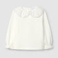 Maglia in cotone con colletto maglia