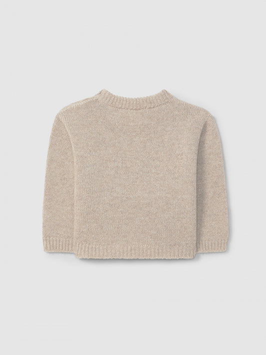 Maglione lavorato a naglii maglioncino