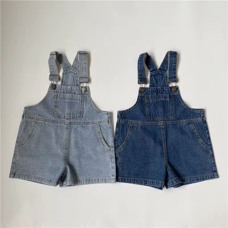 Salopette in denim corta Tru Salopette