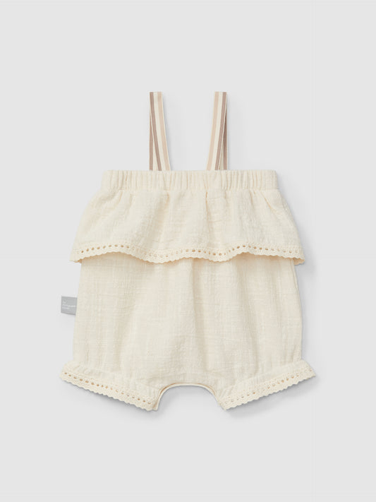 Salopette con ricamo Salopette