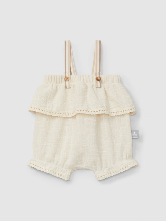 Salopette con ricamo Salopette