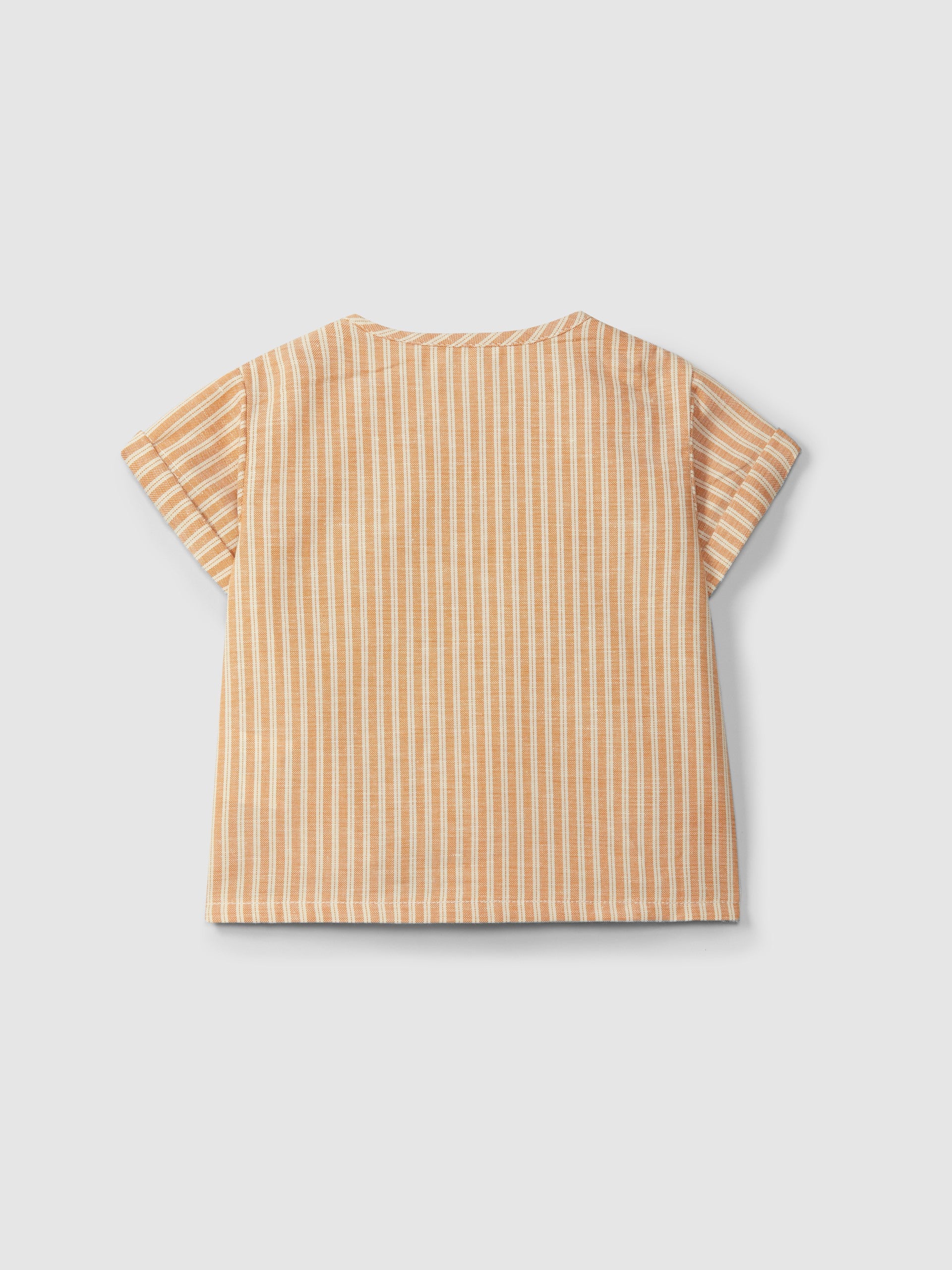 Camicia in tessuto rigato camicia