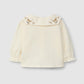 Blusa in mussola di cotone organico camicia